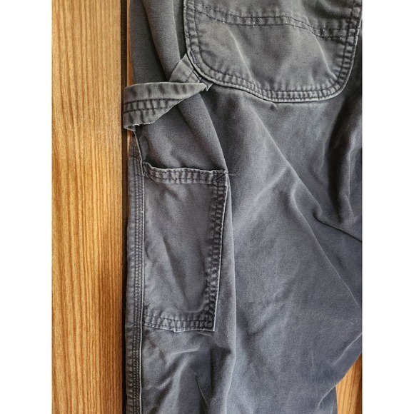 Carhartt Grey Loose Fit Carpenter utility work Jeans Mens Size 36x30 *Flaw* - Picture 12 of 12